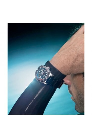 Timex Deepwater Reef 200 GMT 41mm Rubber Strap Watch TW2W75000