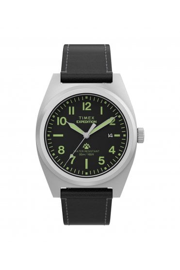 Timex Expedition Capstone 39mm Eco-Friendly Leather Strap Watch TW2Y30700