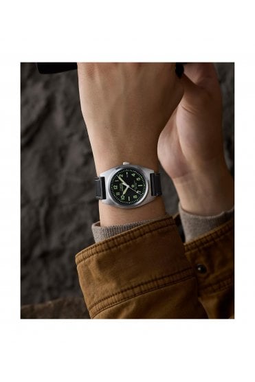 Timex Expedition Capstone 39mm Eco-Friendly Leather Strap Watch TW2Y30700