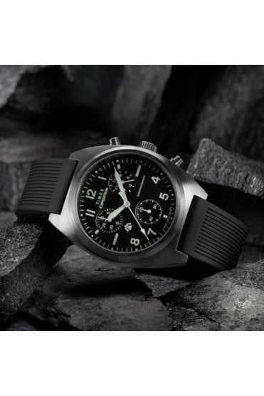 Timex Expedition Capstone Chronograph 41mm Silicone Strap Watch TW2Y61000