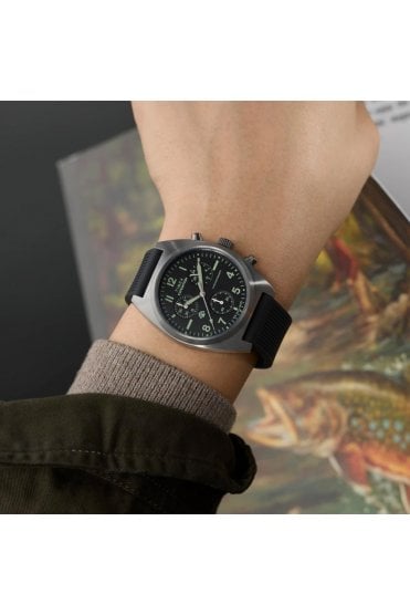 Timex Expedition Capstone Chronograph 41mm Silicone Strap Watch TW2Y61000