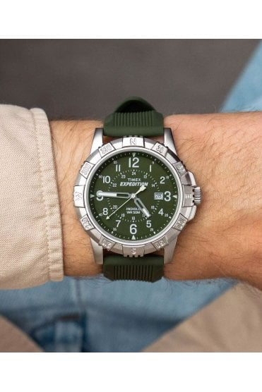 Timex Expedition Ridge Silicone Strap 45mm Watch TW4B32100