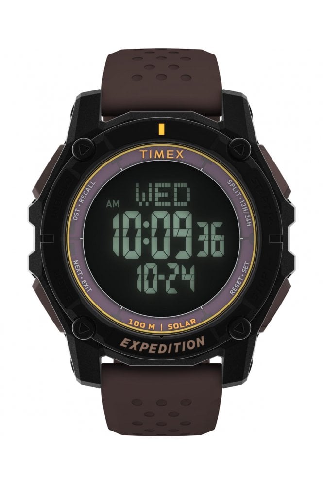 Timex  Expedition Ridge Solar 49mm Silicone Strap Watch TW4B33800