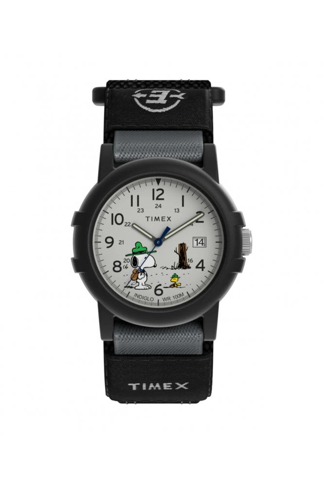 Timex  Expedition x Peanuts Beagle Fast Wrap Strap Watch TW4B29100
