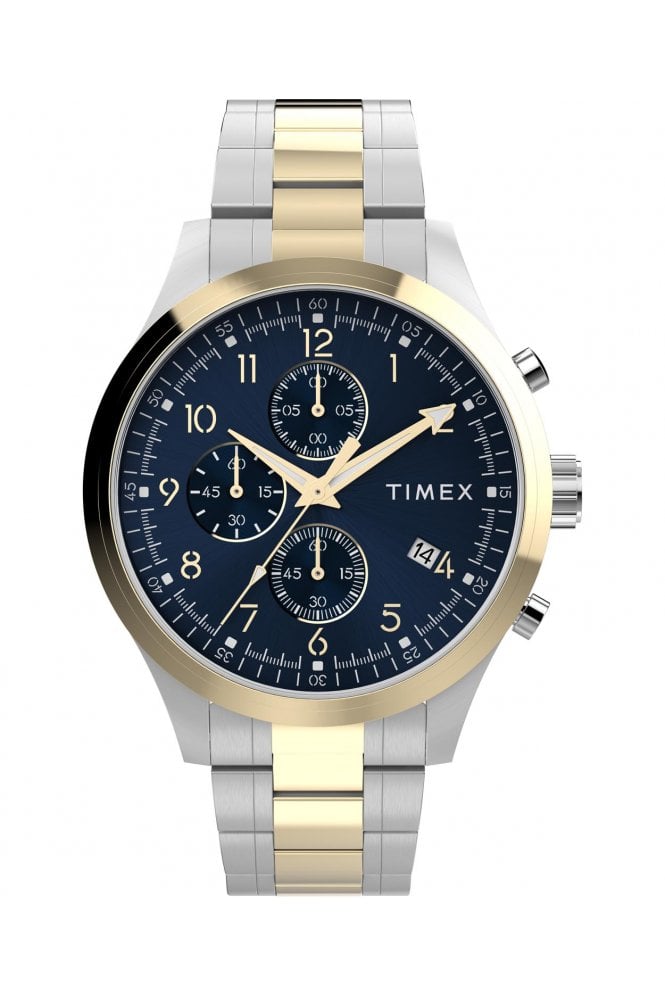 Timex  Gents Chronograph Bracelet 42mm 5ATM Watch TW2Y01500