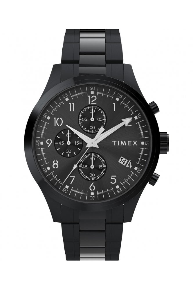 Timex  Gents Chronograph Bracelet 42mm 5ATM Watch TW2Y01600