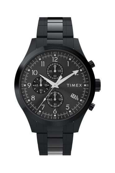 Timex Gents Chronograph Bracelet 42mm 5ATM Watch TW2Y01600