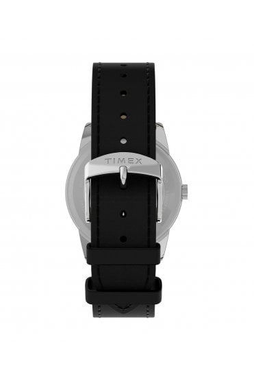 Timex Gents Easy Reader® Classic 38mm Black Leather Strap Watch TW2Y12800