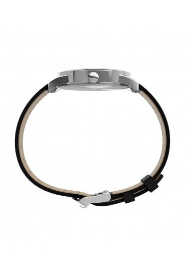 Timex Gents Easy Reader® Classic 38mm Black Leather Strap Watch TW2Y12800