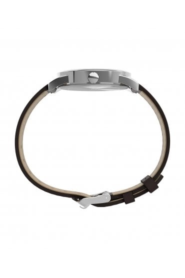 Timex Gents Easy Reader® Classic 38mm Brown Leather Strap Watch TW2Y12600