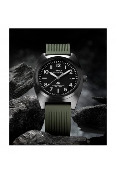 Timex Gents Expedition® Capstone 39mm Silicone Strap Watch TW2Y18000