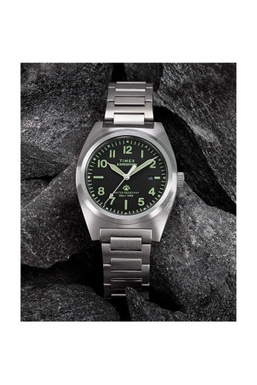 Timex Gents Expedition® Capstone 39mm Stainless Steel Bracelet Watch TW2Y18300