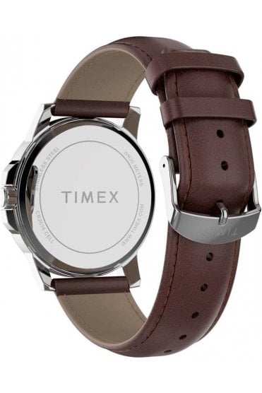 Timex Gents Leather Strap Watch TW2V79200