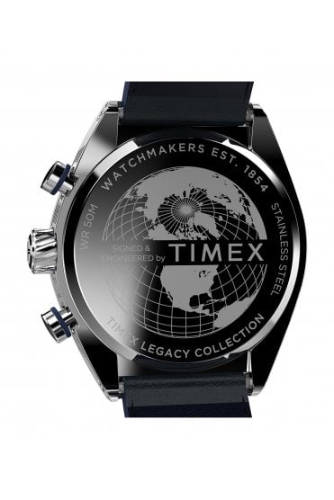 Timex Gents Legacy Tonneau 42mm Leather Strap Watch TW2W93500