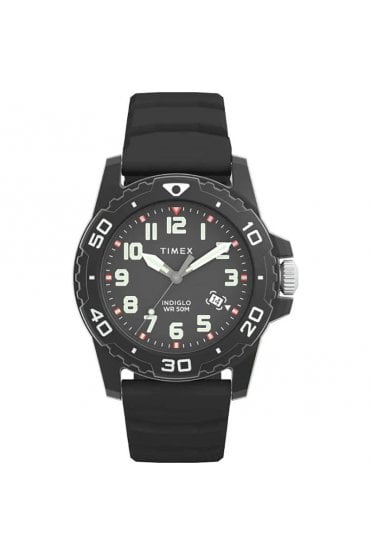 Timex Gents Main Street Black 42mm Watch TW5M61200