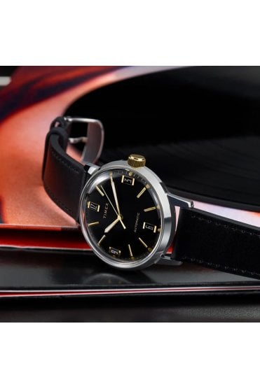 Timex Gents Marlin Automatic 40mm Leather Strap Watch TW2W33900