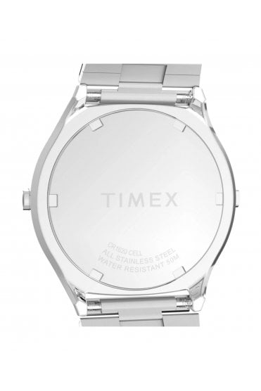 Timex Gents Q 1975 SSQ Digital Reissue 38mm 5ATM Watch TW2Y06100