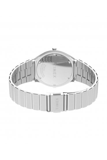 Timex Gents Q 1975 SSQ Digital Reissue 38mm 5ATM Watch TW2Y06100