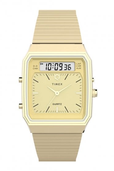 Timex Gents Q Fusion Reissue 32mm 3ATM Watch TW2Y06000