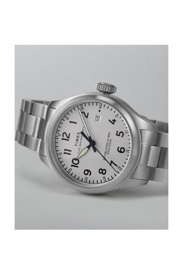 Timex Gents Waterbury Ace 41mm Stainless Steel Bracelet Watch TW2Y18800