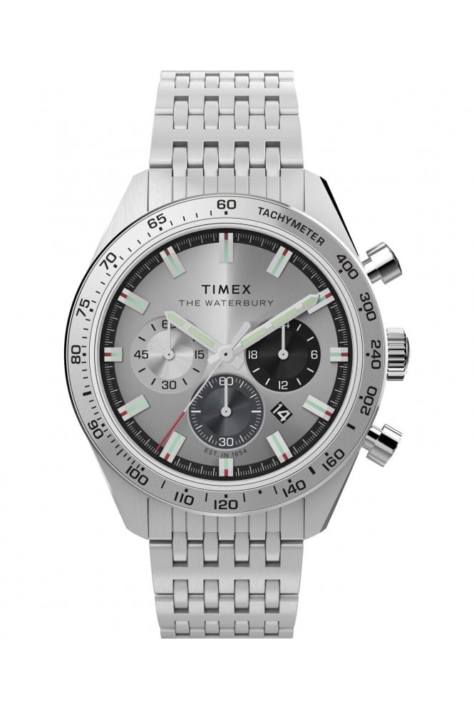 Timex  Gents Waterbury Chronograph 41mm Watch TW2Y18700