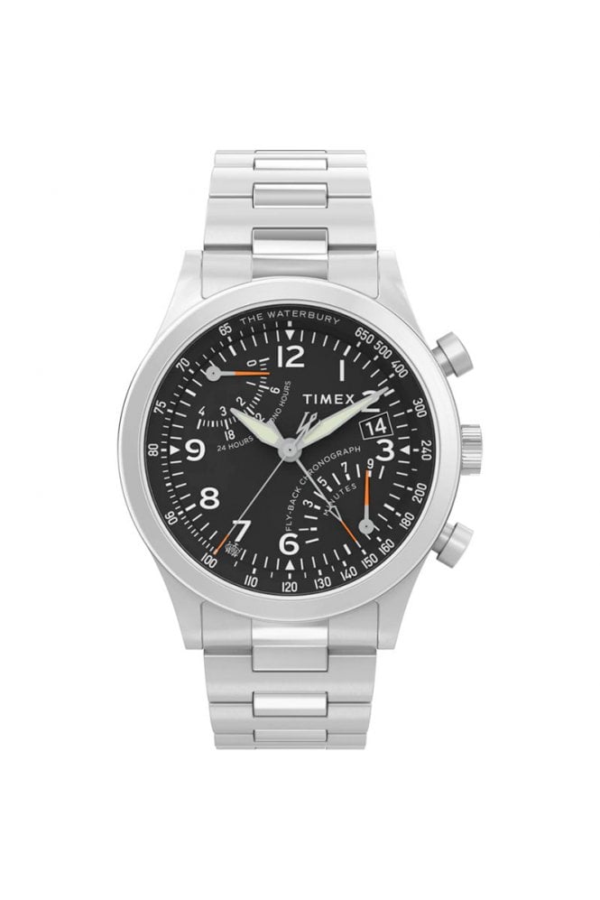 Timex  Gents Waterbury Fly Back Chronograph 43mm Watch TW2W47800