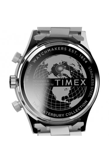 Timex Gents Waterbury Fly Back Chronograph 43mm Watch TW2W47800