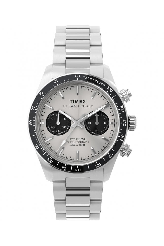 Timex  Gents Waterbury Heritage Chronograph 38mm 5ATM Watch TW2Y19200