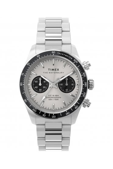 Timex Gents Waterbury Heritage Chronograph 38mm 5ATM Watch TW2Y19200