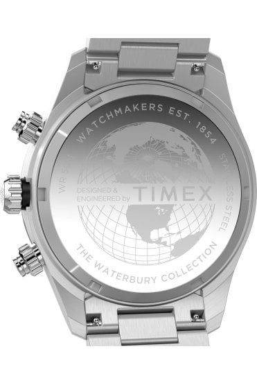 Timex Gents Waterbury Heritage Chronograph 38mm 5ATM Watch TW2Y19200