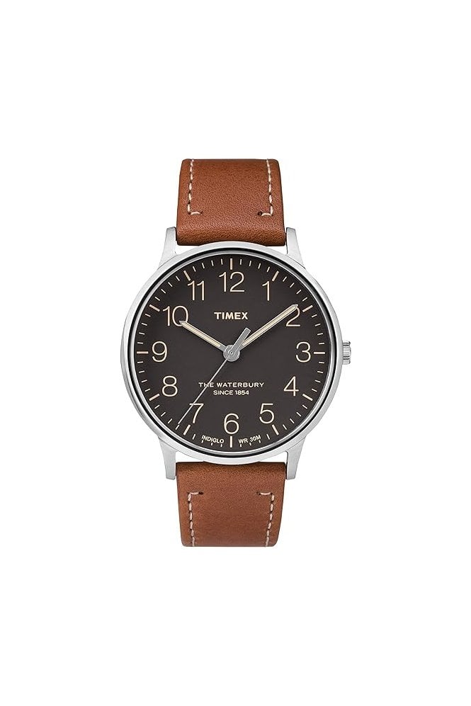 Timex  Gents Waterbury Leather Strap Watch TW2P95800