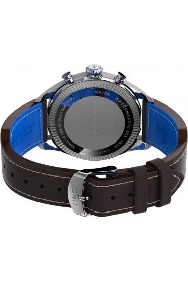 Timex Gents x Pan Am 42mm Leather Strap Watch TWG030000