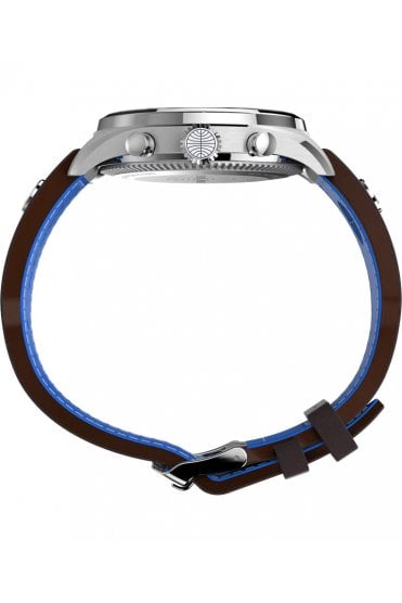 Timex Gents x Pan Am 42mm Leather Strap Watch TWG030000