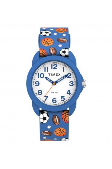 Timex Kids Time Teacher 30mm Silicone Strap Watch TW2Y59900
