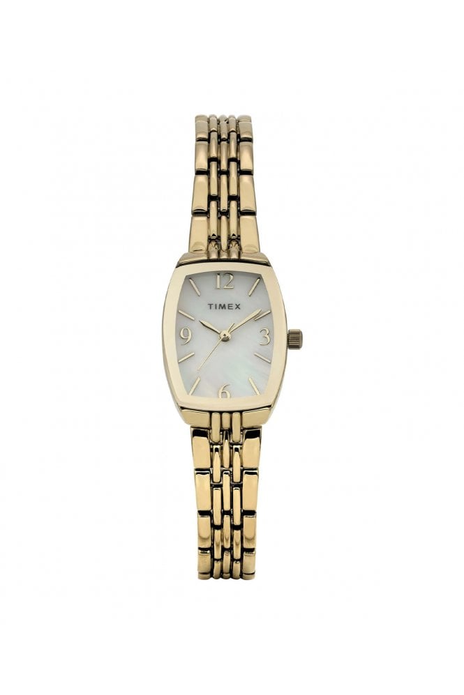 Timex  Ladies Charlotte 22mm Gold-Tone Bracelet Watch TW2Y22400