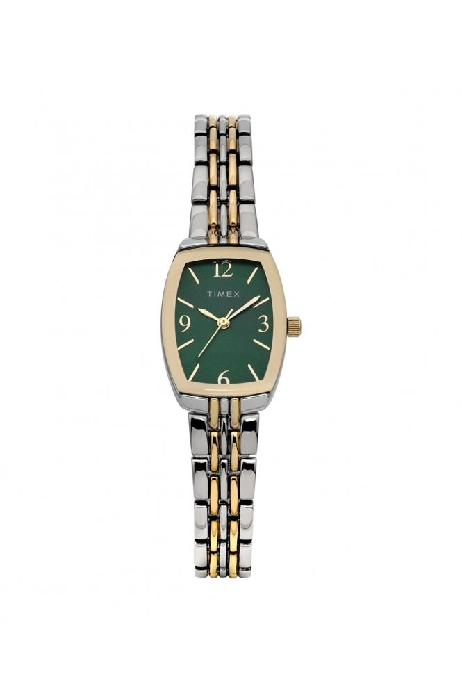 Timex  Ladies Charlotte 22mm Two-Tone Bracelet Watch TW2Y22300