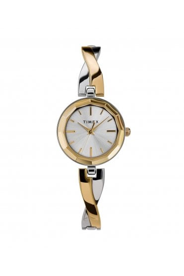 Timex Ladies Fashion Stretch Bangle 26mm Watch TW2U69700