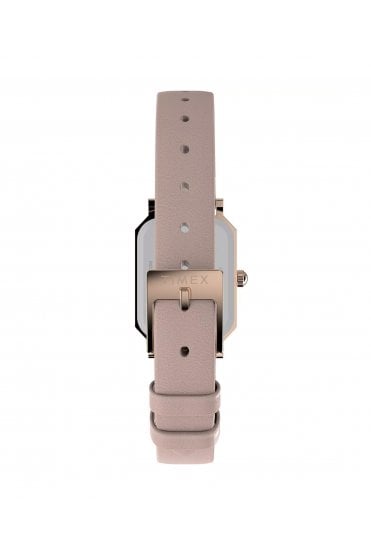 Timex Ladies Pink Leather Strap Dress Watch TW2Y01100