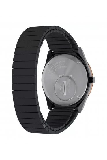 Timex Ladies Q Timex 36mm Black Crystalized Lab Watch TW2W10600