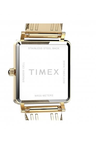 Timex Ladies Transcend 22mm Gold-Tone Stainless Steel Bracelet Watch TW2Y26100