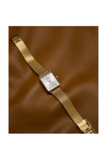 Timex Ladies Transcend 22mm Gold-Tone Stainless Steel Bracelet Watch TW2Y26100