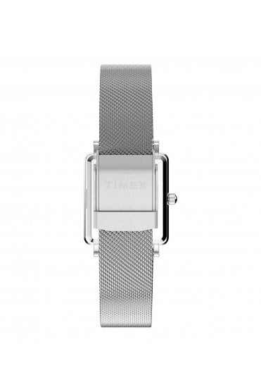 Timex Ladies Transcend 22mm Silver-Tone Stainless Steel Bracelet Watch TW2Y26300