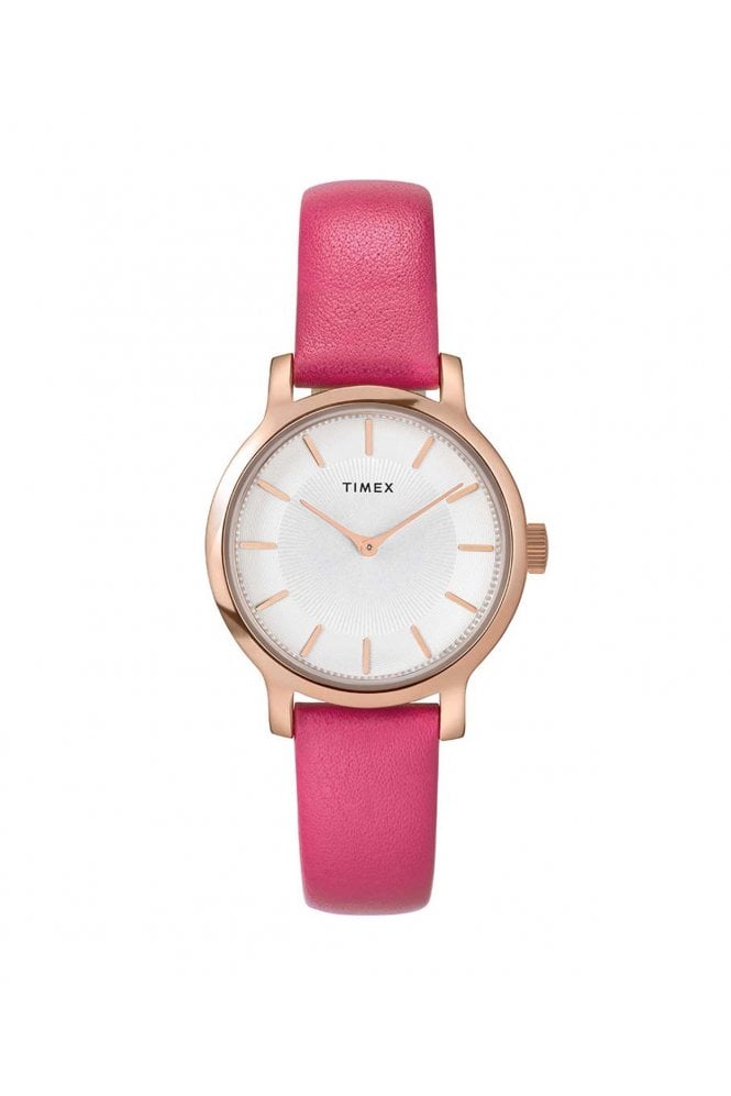 Timex  Ladies Transcend Leather Strap 31mm 3ATM Watch TW2W54700