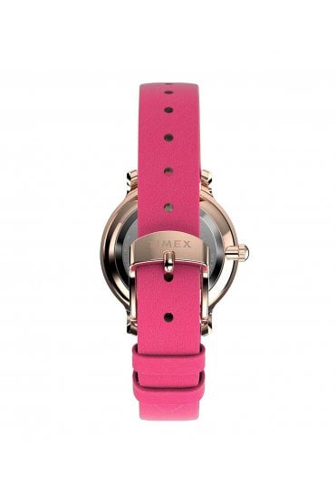 Timex Ladies Transcend Leather Strap 31mm 3ATM Watch TW2W54700