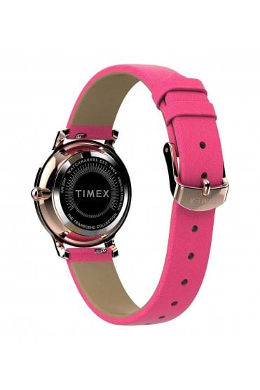 Timex Ladies Transcend Leather Strap 31mm 3ATM Watch TW2W54700