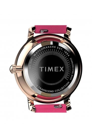 Timex Ladies Transcend Leather Strap 31mm 3ATM Watch TW2W54700