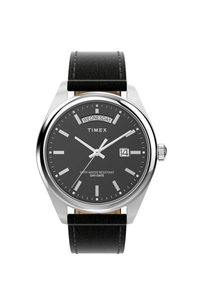 Timex  Legacy 41mm Leather Strap Watch TW2W57400