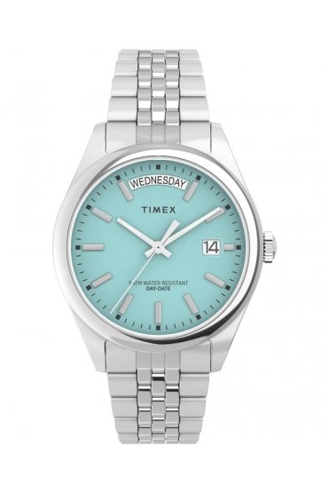 Timex Legacy Day Date 36mm Stainless Steel Watch TW2V68400