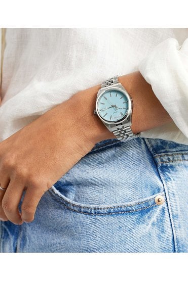 Timex Legacy Day Date 36mm Stainless Steel Watch TW2V68400