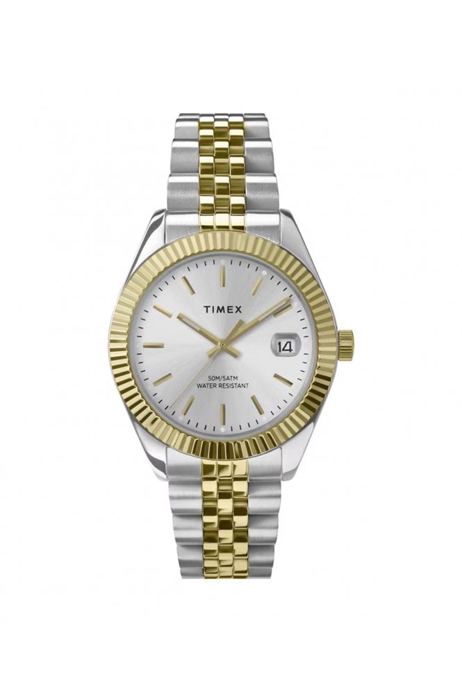 Timex  Legacy Ladies Two-Tone Stainless Steel Bracelet Watch TW2W49700